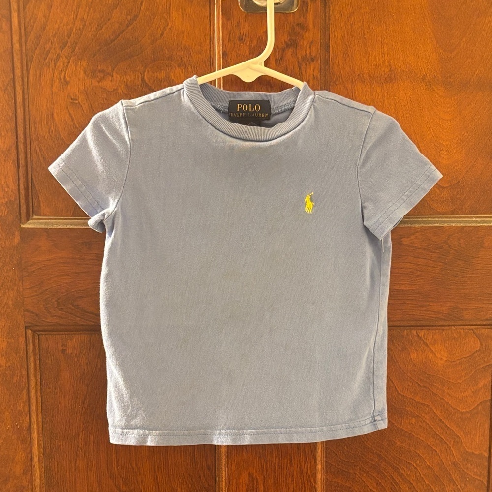 Like New Polo by Ralph Lauren Kids 18mo Light Blue SS Tee